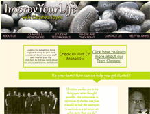Tablet Screenshot of improvyourlife.ca